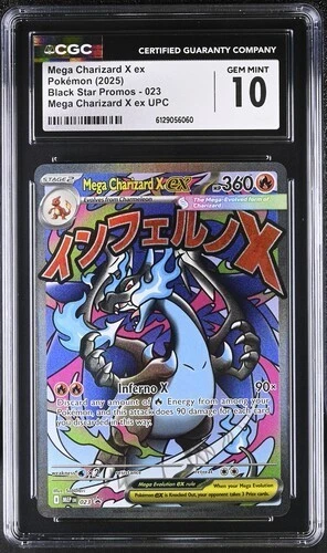 Mega Charizard X EX *CGC 10* Full Art *Phantasmal Flames UPC Promo* #23