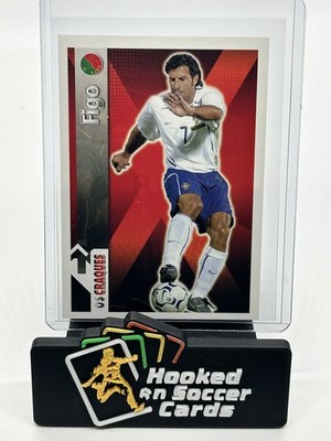 2004 Panini Paixao por Portugal Figo #118 Sticker Card Portugal Real Madrid Star