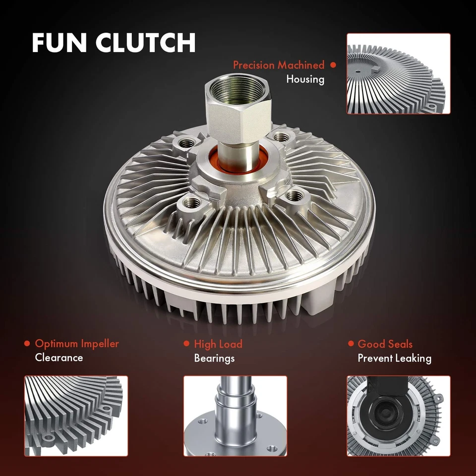 Муфта вентилятора охлаждения двигателя для Chevy Express 2500 LCF 3500 GMC Savana 2500 6,6 л - Изображение 3 из 4