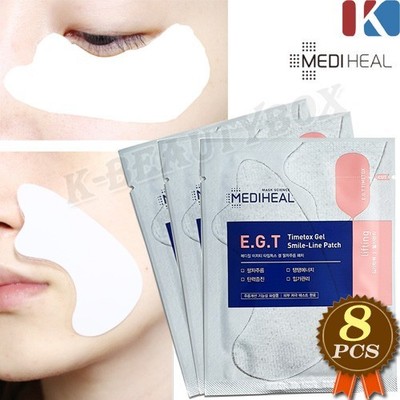 MEDIHEAL E.G.T Timetox Gel Smile-line Patch 8EA Anti-Wrinkle Patches Fine Lines