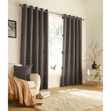 Furn Ellis Ringtop Eyelet Curtains (RV1527)