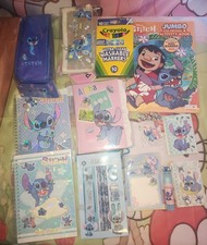 Stitch Bundle Stationary Hard Journal Notebook Set Pencil Case New