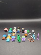 assortment LEGO Minecraft minifigures Random Minecraft Lego
