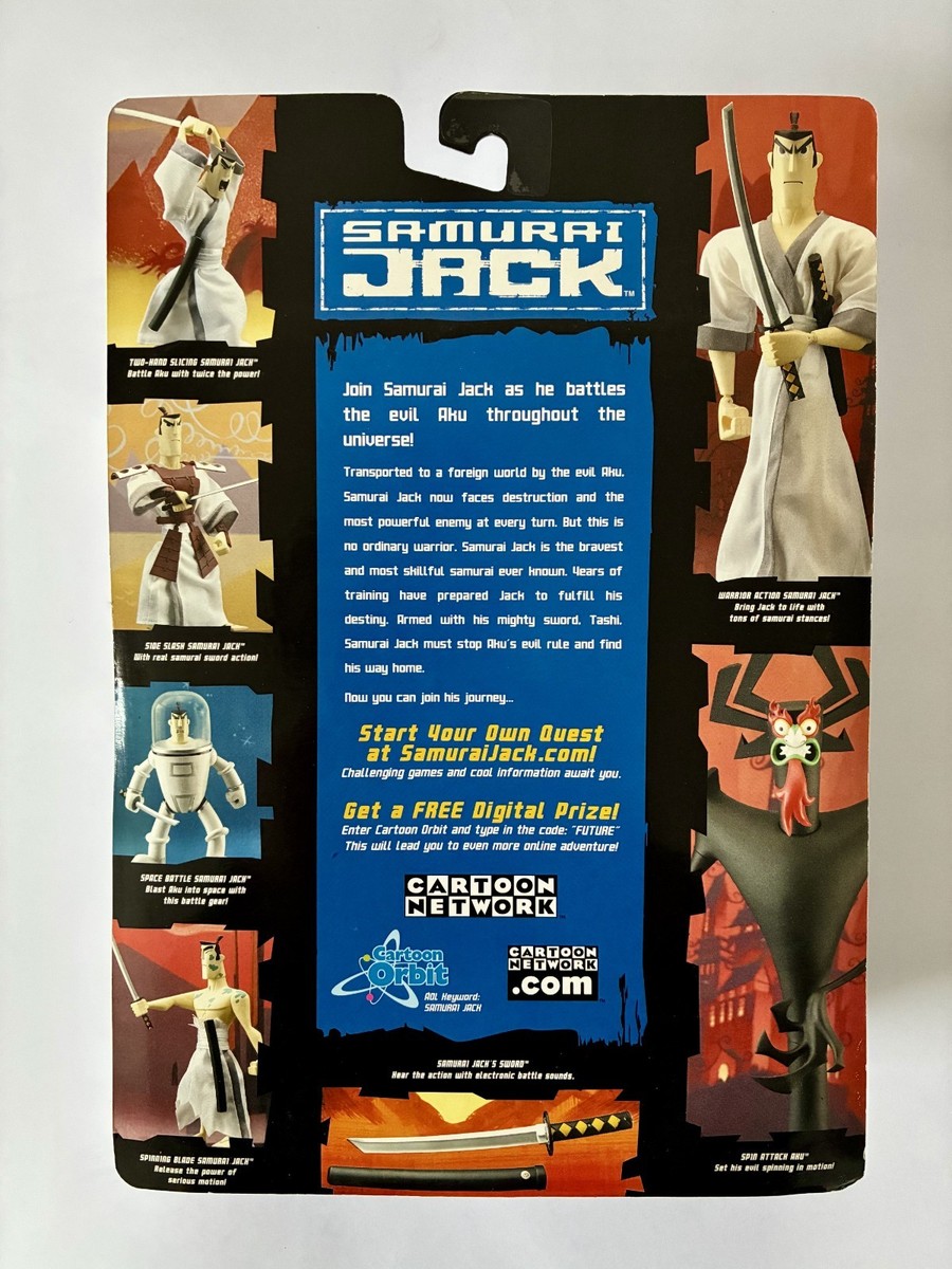 RARE Side Slash Samurai Jack Armor Action Figure CN Cartoon