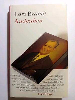 Andenken - von Lars Brandt - Carl Hanser Verlag - 2006