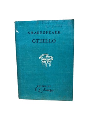 1941 Shakespeare Othello Book Edited by George Lyman Kittredge