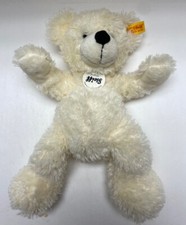 Steiff Teddy Bear Lotte Plush White 11  Germany Stuffed Animal
