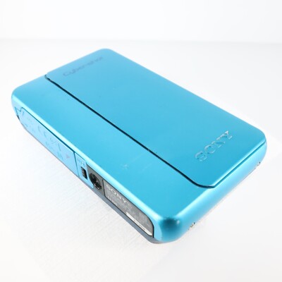Excellent] Sony Cyber-Shot DSC-TX10 Blue 12.2MP Digital Camera