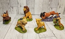 Disney Lion King lot of 6 PVC Figures Cake Toppers Scar Timon Pumbaa Simba Nala