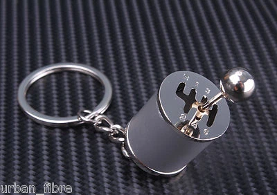 UNKNOWN Short Shifter Gear Stick Knob Keyring Keyfob Keychain Shift Turbo Mini Drift Car