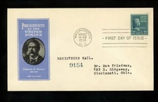 US FDC #826 Ioor M-1c 1938 Washington DC 21 Cents Chester Arthur Prexy Prexie 