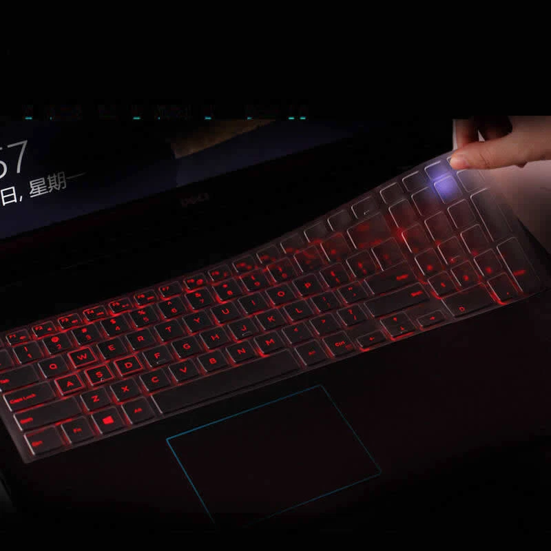 Blue nano-silver Keyboard Protector Fit DELL G7 Gaming G7-7588 G7-7790 G7-7590 - Image 3 of 4