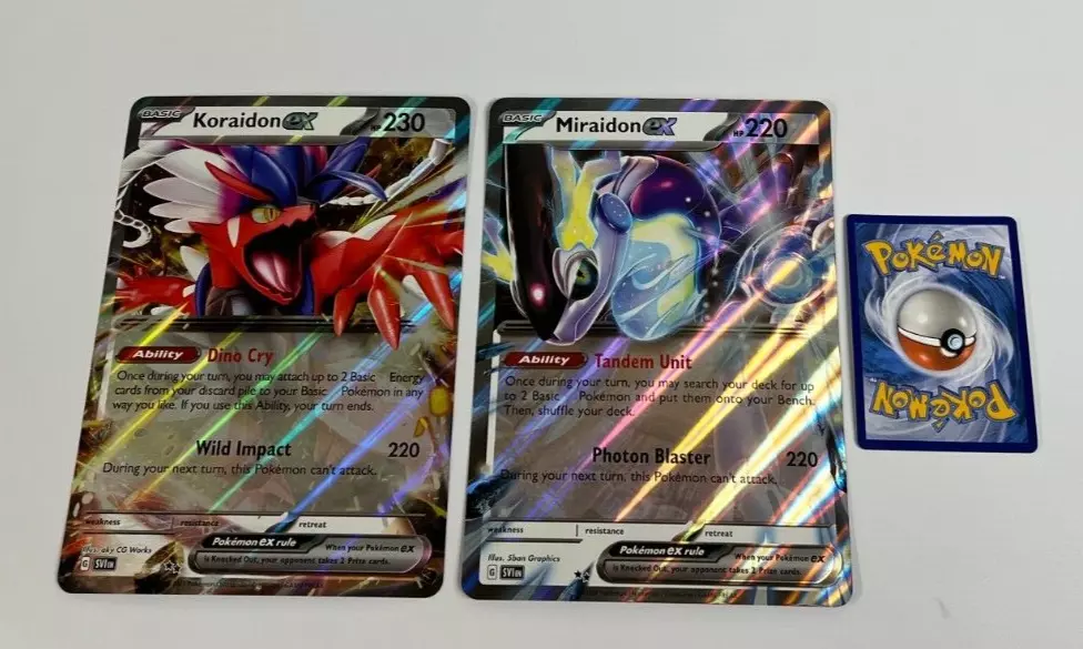 Pokemon TCG - Miraidon ex & Koraidon ex - Paldea JUMBO Promo Card