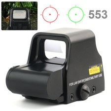 Red Green Dot Reflex Sight Scope Tactical Holographic Optic 20mm Rail 553 Series