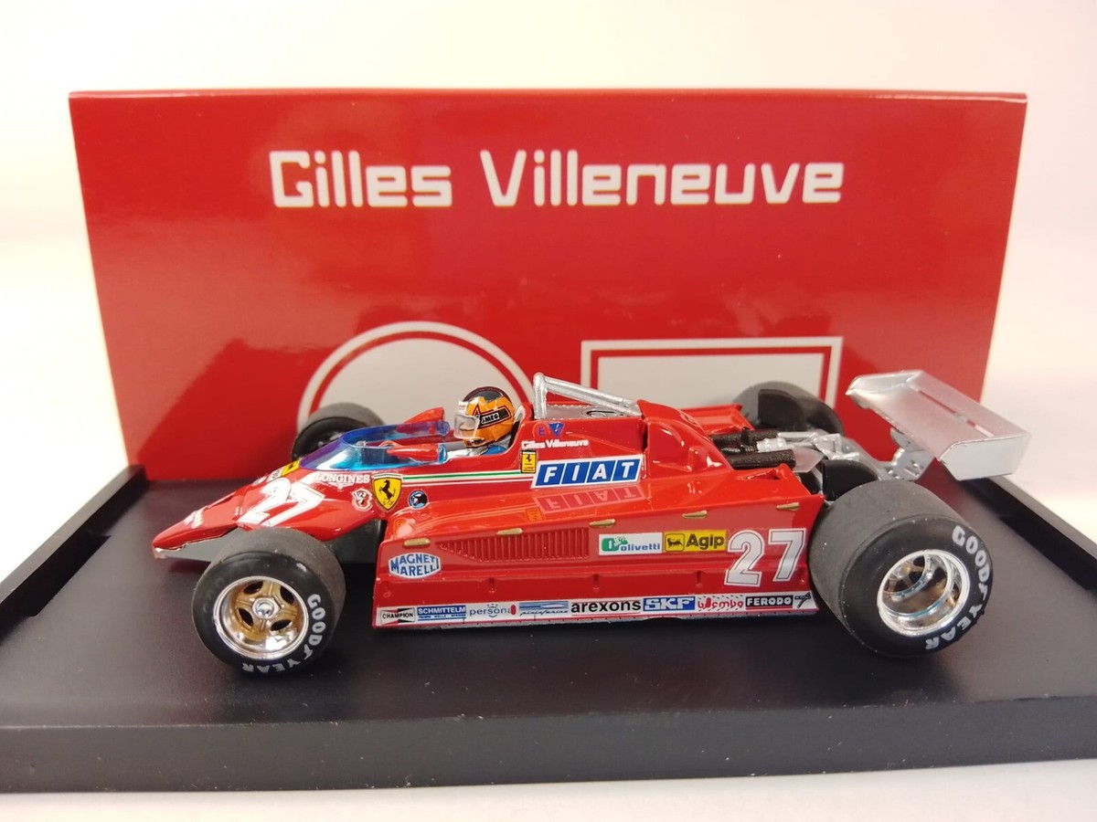 Brumm Ferrari 126 CK #27 Gilles Villeneuve Istrana F-104