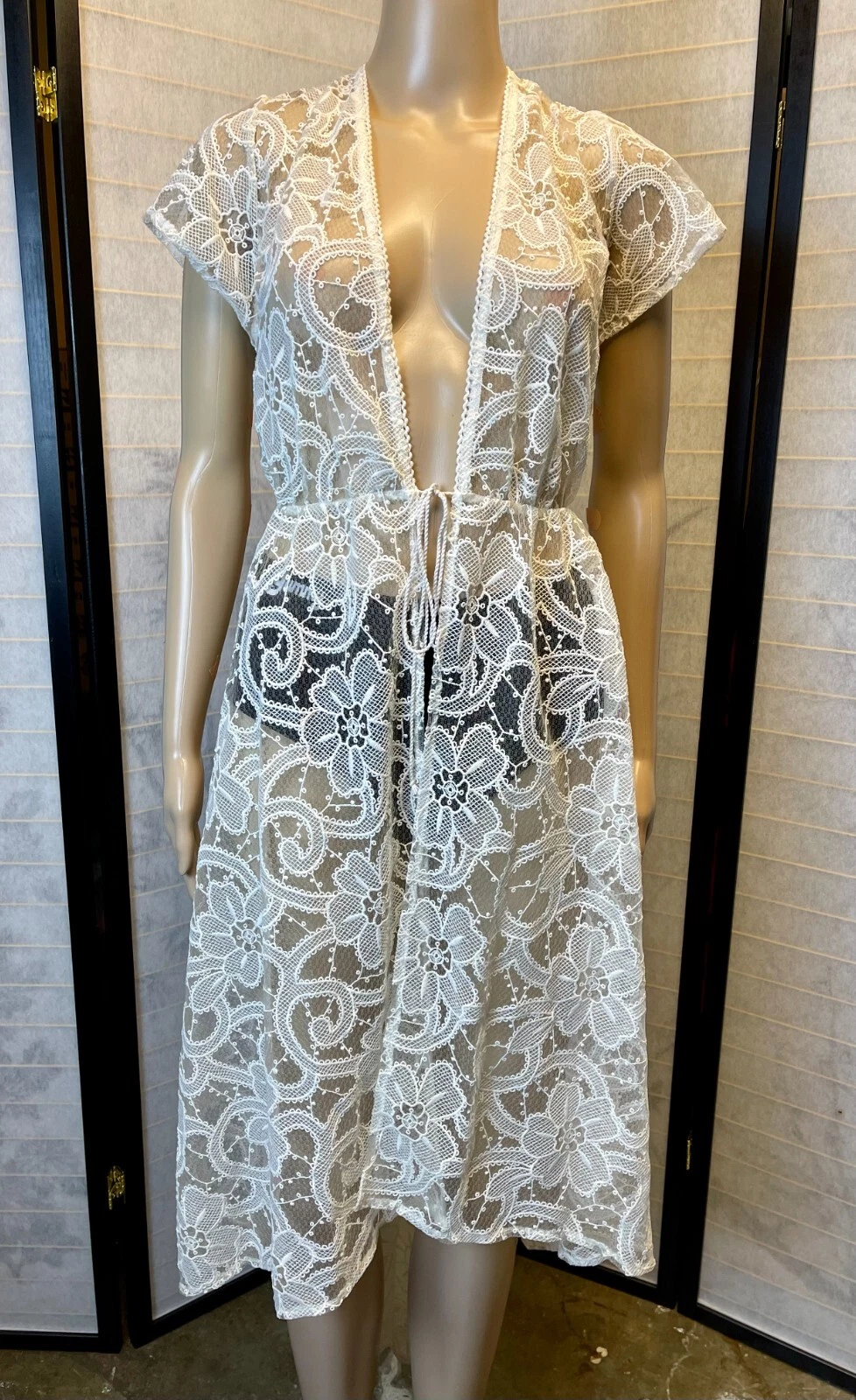 UNDERCOVER Abito Victoria's Secret VS Lingerie Kimono Avvolgente Stile Donna Sexy