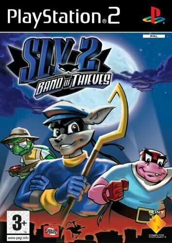 SLY RACCOON 2 BAND OF THIEVES SONY PLAYSTATION 2 PS2 GAME WITH MANUAL UK  PAL