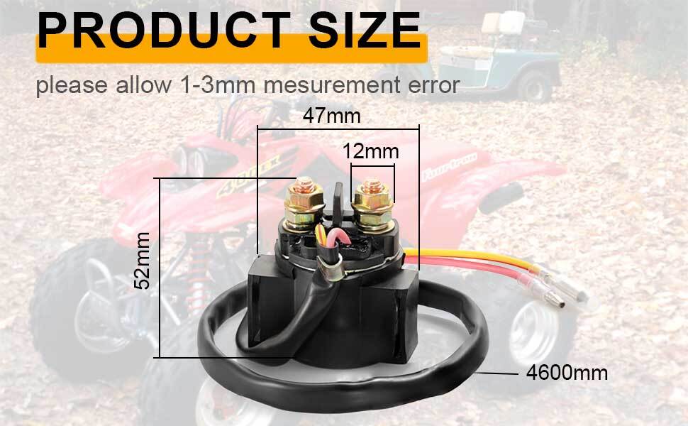 Starter Relay Solenoid Positive Side Battery Cable For Honda
