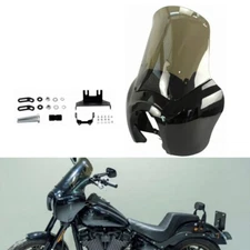 For Harley Low Rider S FXLRS 2020-2024 Headlight Fairing Smoke Windshield Kit