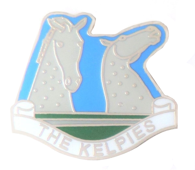 The Kelpies Falkirk Pin Badge eBay