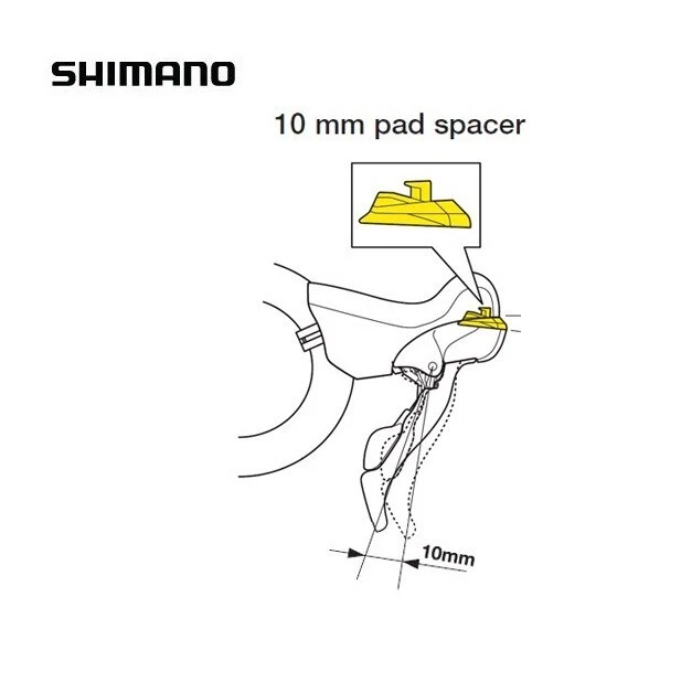 Shimano Ultegra ST-6700 Gear Lever Adjusting Block 10mm, Pair: Left + Right - Image 4 of 4