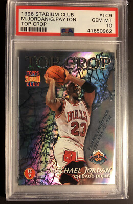 1996 Stadium Club Top Crop Michael Jordan Gary Payton #TC9