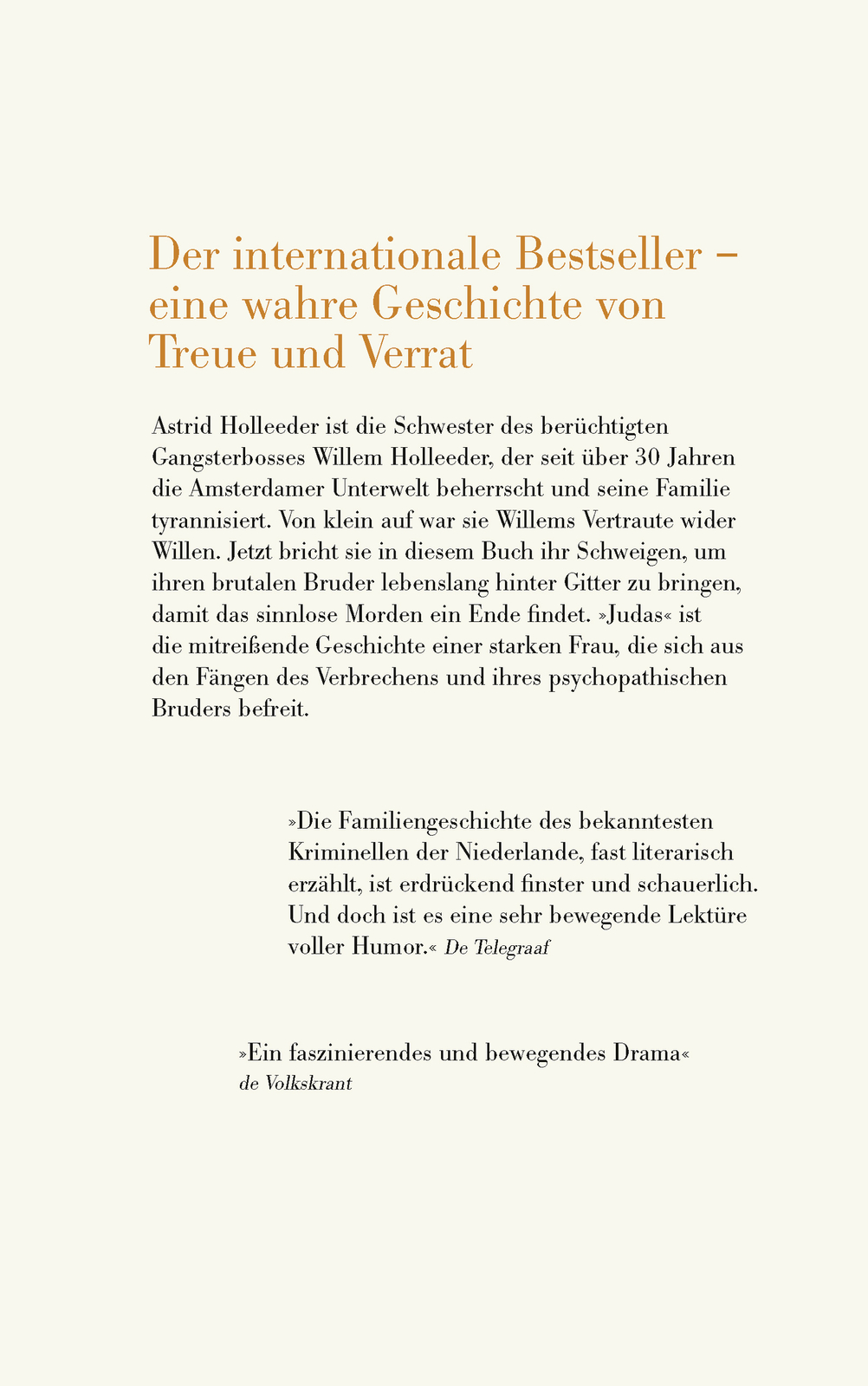 Thumbnail - Astrid Holleeder; Per Marquardt; Inge Klöbener-jones / Judas