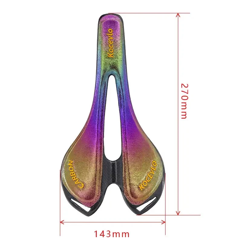 Sillín de Carbono Cuero PU Sillín Mtb Carretera Plegable Bicicleta Sillín Asiento Bicicleta Piezas Foto 3 de 4