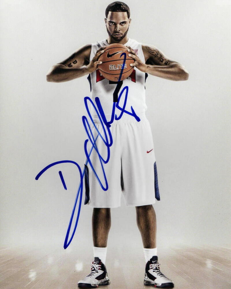 Deron Williams Signed Autograph 8x10 Photo Utah Jazz All Star