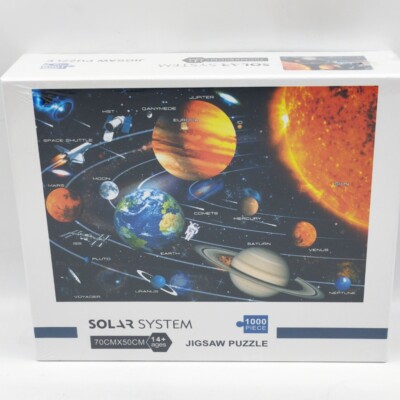 1000 Piece Solar System Puzzle New Sealed