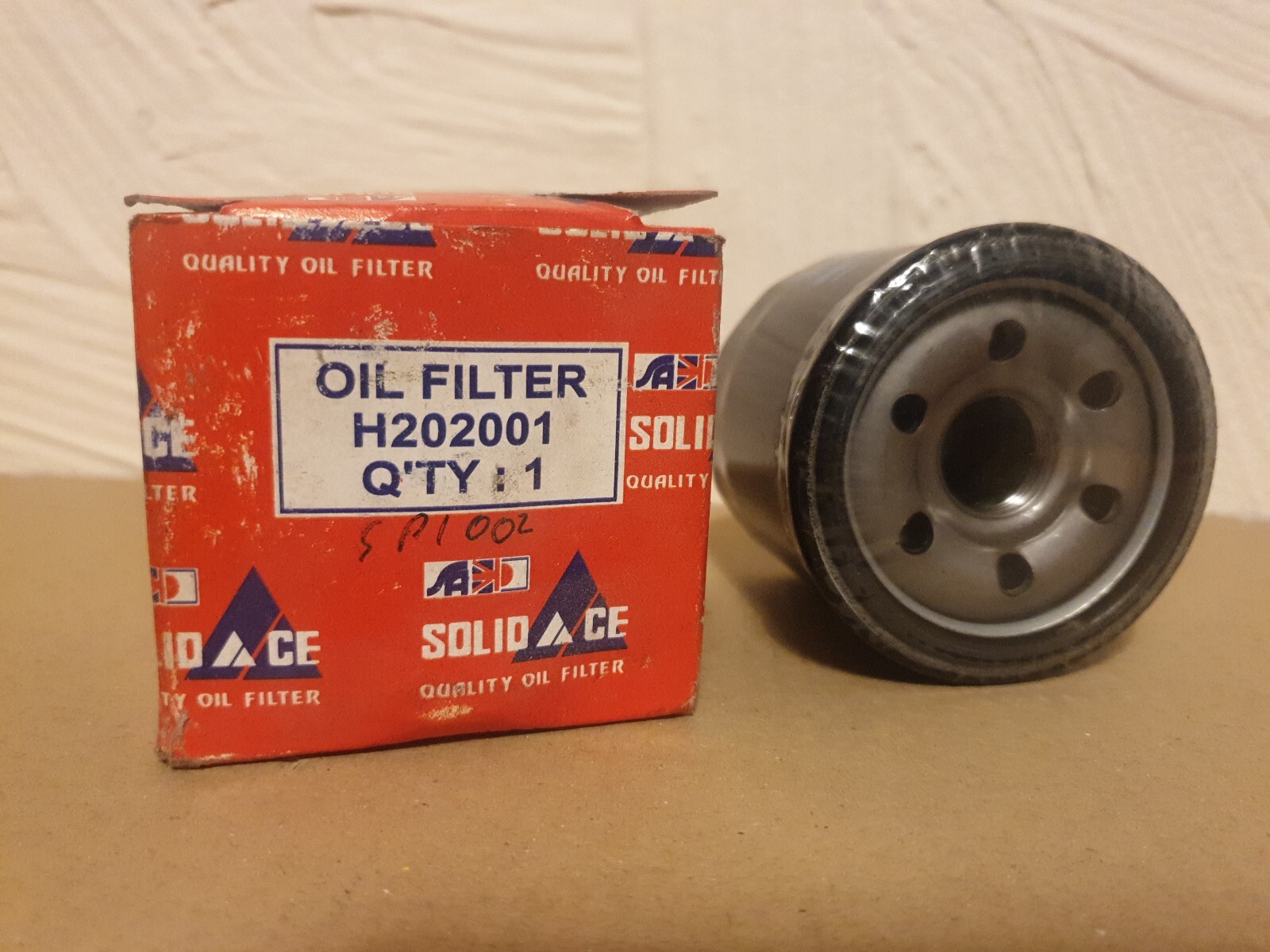 Solid Auto H202001 Oil Filter For Kia Rio Picanto Hyundai I10 I20 Atoz