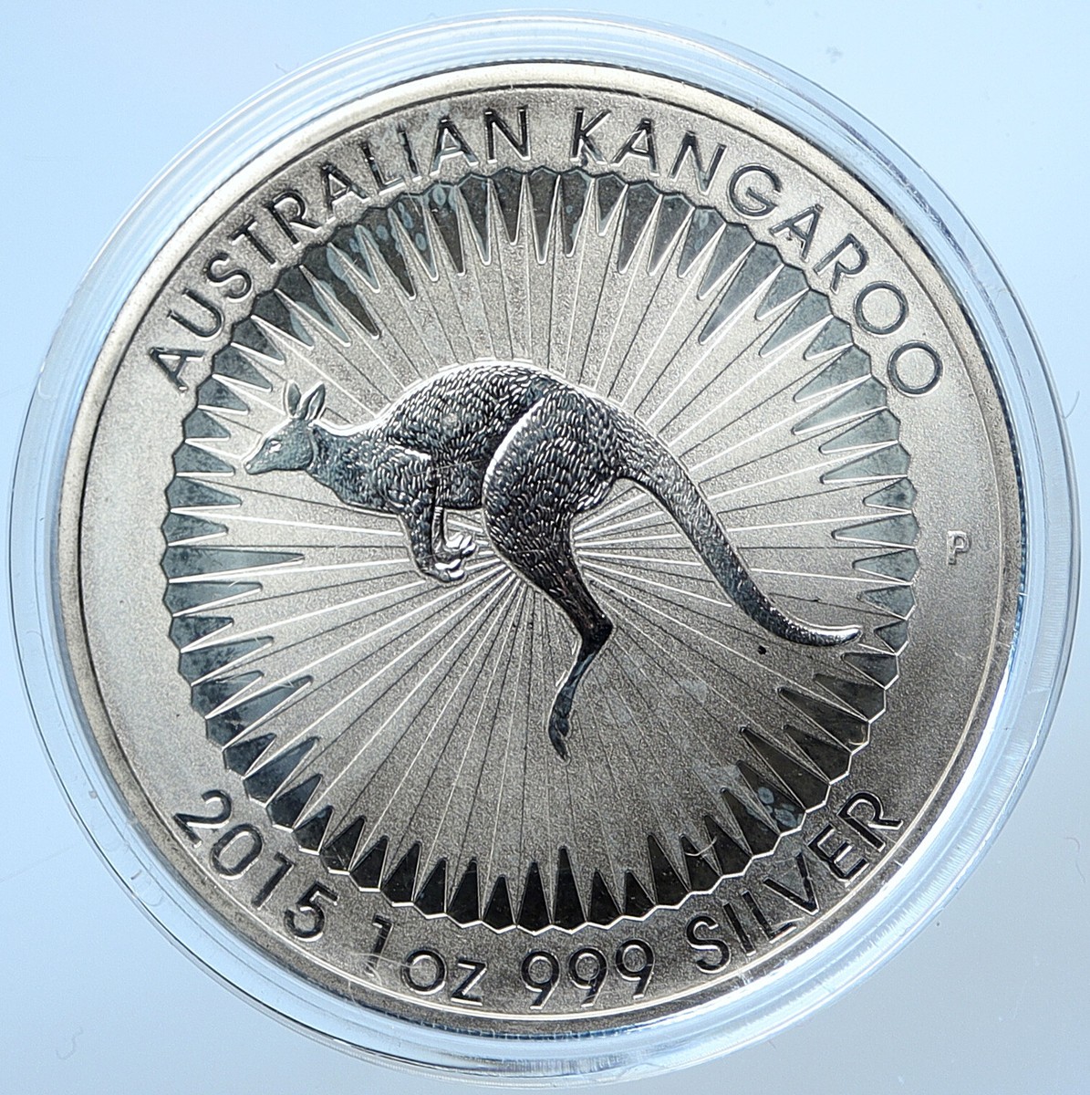 2015 AUSTRALIA UK Queen Elizabeth II Kangaroo PRF Silver 1OZ