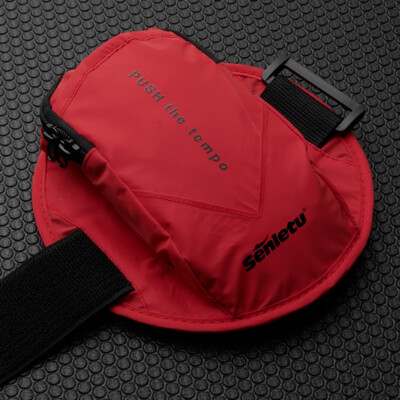 Color: Red - Outdoor Sports Fitness Arm Bag Universal Wrist Arm Sleeve Arm Bag