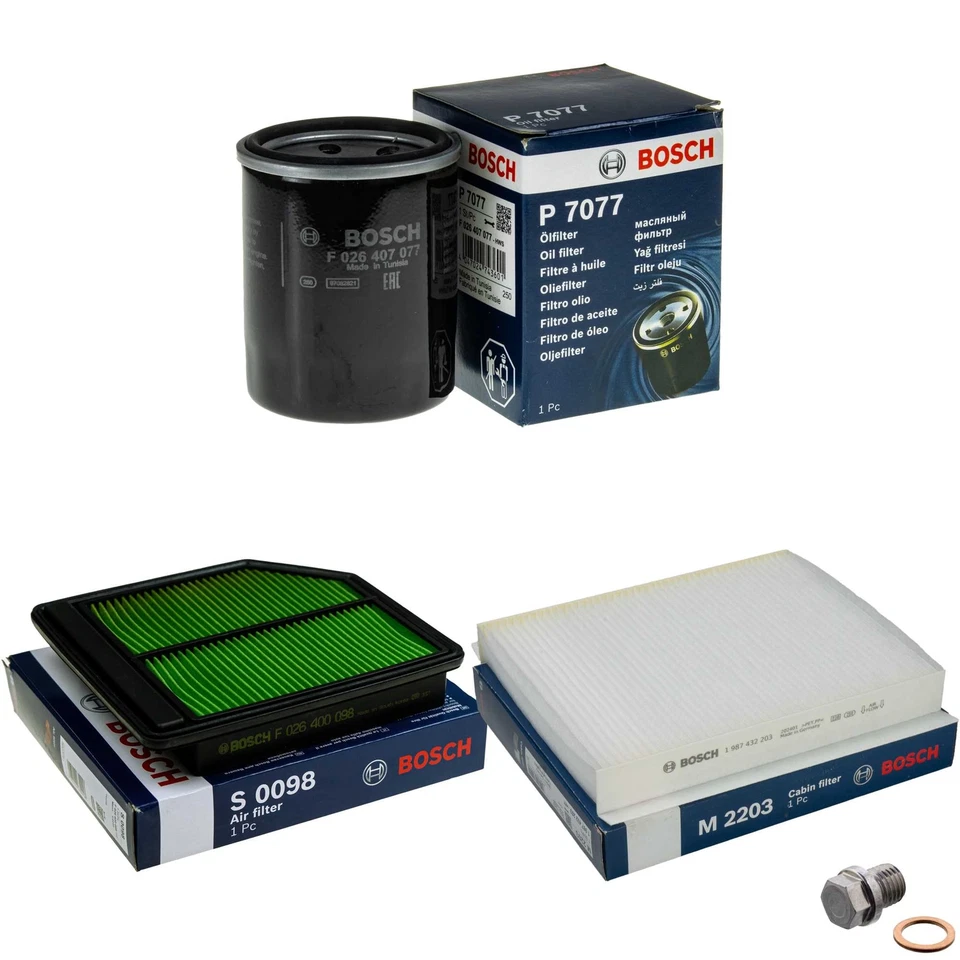 BOSCH Inspektionspaket Filterset für Honda Civic VIII Hatchback FN FK 1.8