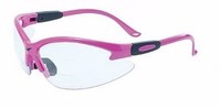 Pink Bifocal Readers Clear Safety Glasses +1.5 +2.0 +2.5 Diopter Magnification Pink Bifocal Readers Clear Safety Glasses +1.5 +2.0 +2.5 Diopter Magnification