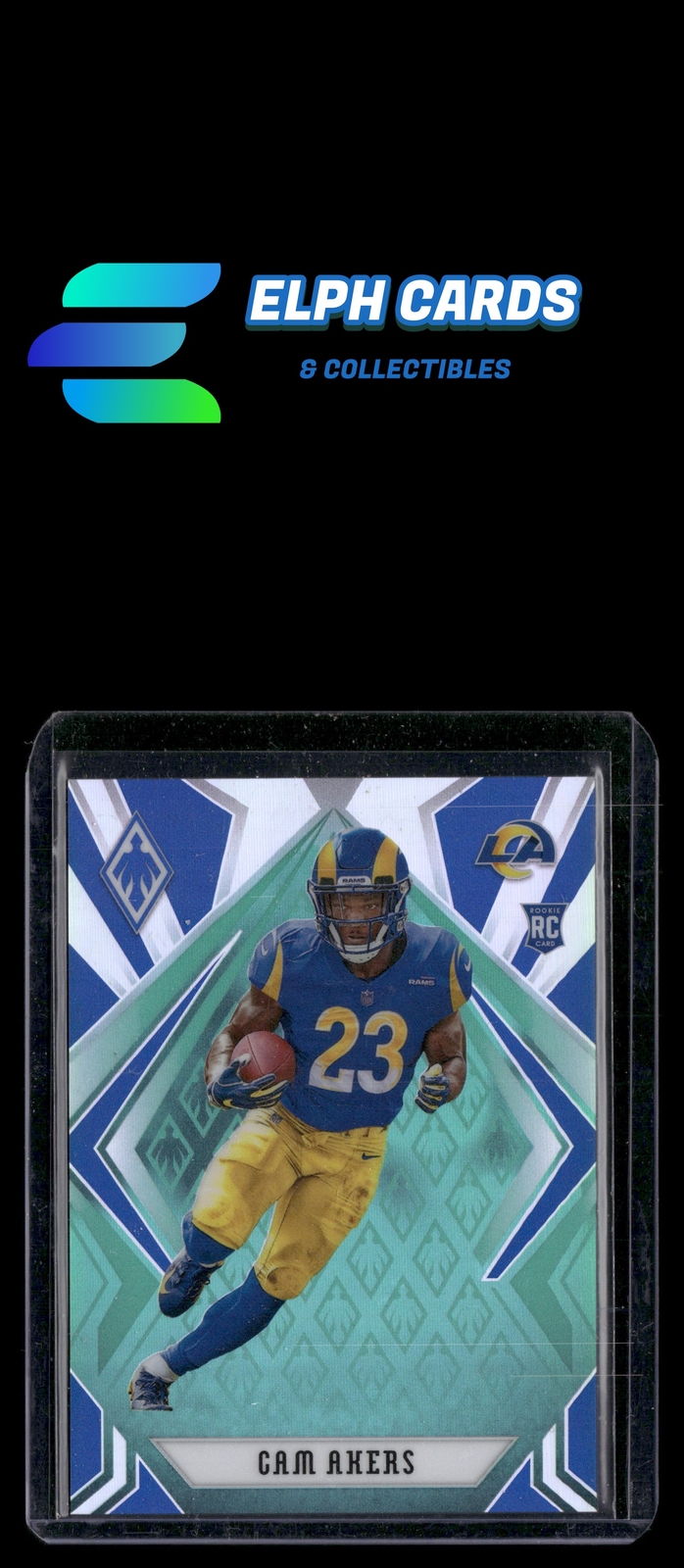 2020 Panini Phoenix #124 Cam Akers Teal #/175