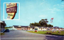 Oneills Motel Multi View Les Saules PQ Canada Streetview Chrome Postcard