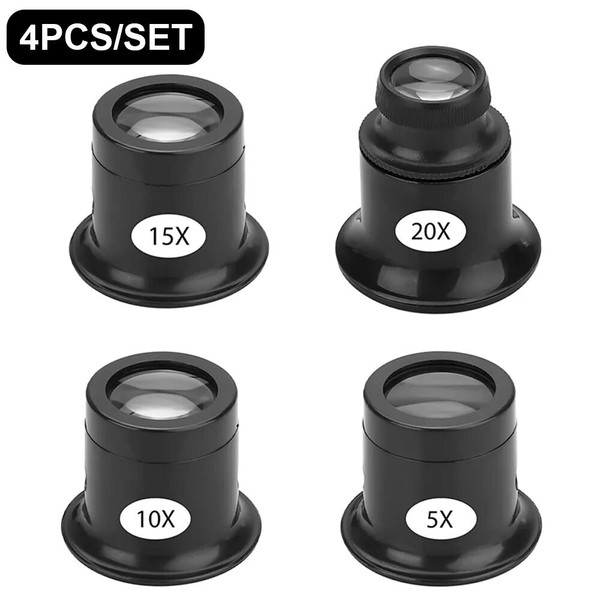 Kit lentes de aumento - herramienta, relojes, joyería, microscopio