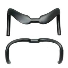 31.8mm 370/385mm Carbon Fiber Bicycle Handlebar Races Bike Drop Bar Handle Bar