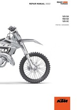 KTM Service Workshop Shop Manual Book 2022 125 SX