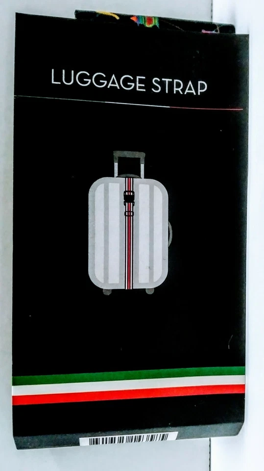 2 Mia Toro Italian, Mistico Belt Luggage Straps, Multi Color 2x Expandable NWT - Image 4 of 4