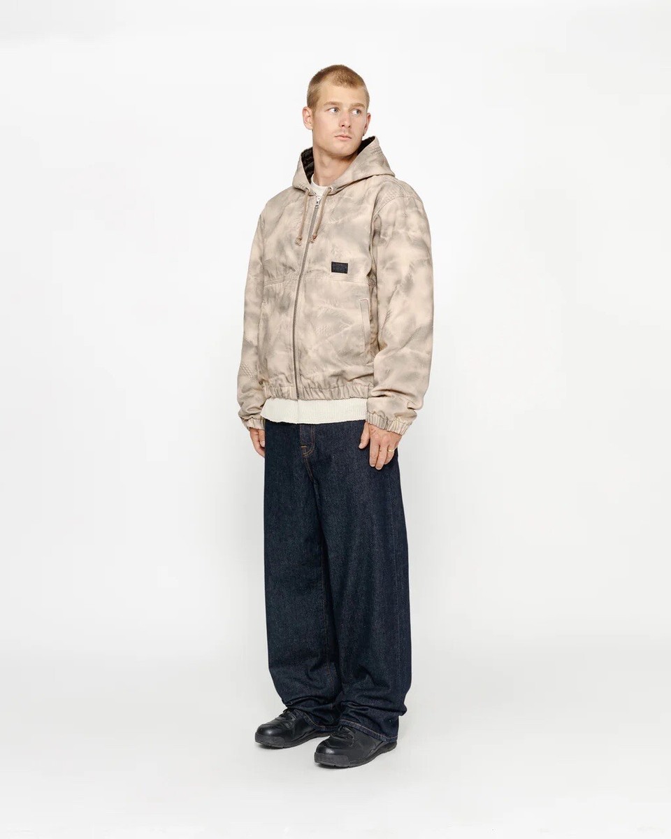 ジャケット・アウター stussy WORK JACKET STENPAT CAMO M ジャケット・アウター stussy WORK JACKET STENPAT CAMO M