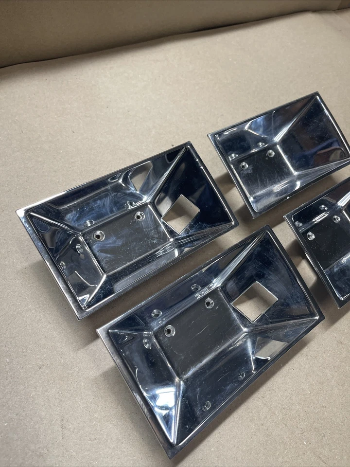 Cadillac Fleetwood Buick Oldsmobile Pontiac Door Handle Bezels Deville 1977-1992 - Image 4 of 4