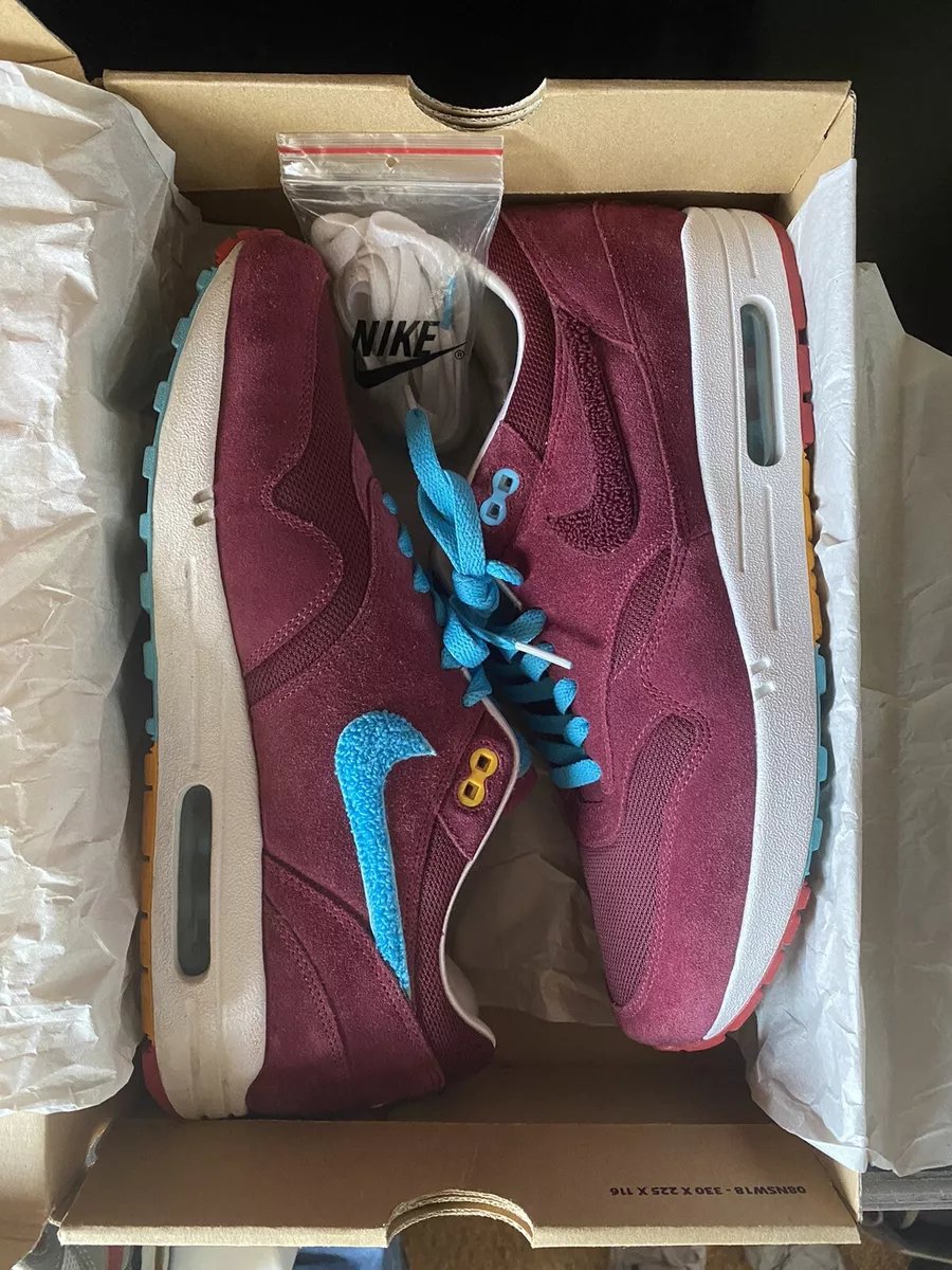 Nike Air Max 1 PARRA Patta Cherrywood Burgundy 2009 394805 600 new Listing