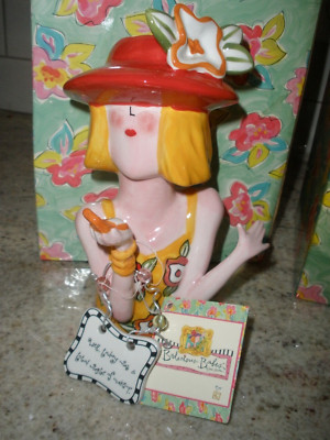 NEW Bodacious Babes Joyce Shelton Figurine Giftcraft ''Today was Waste of Makeup''