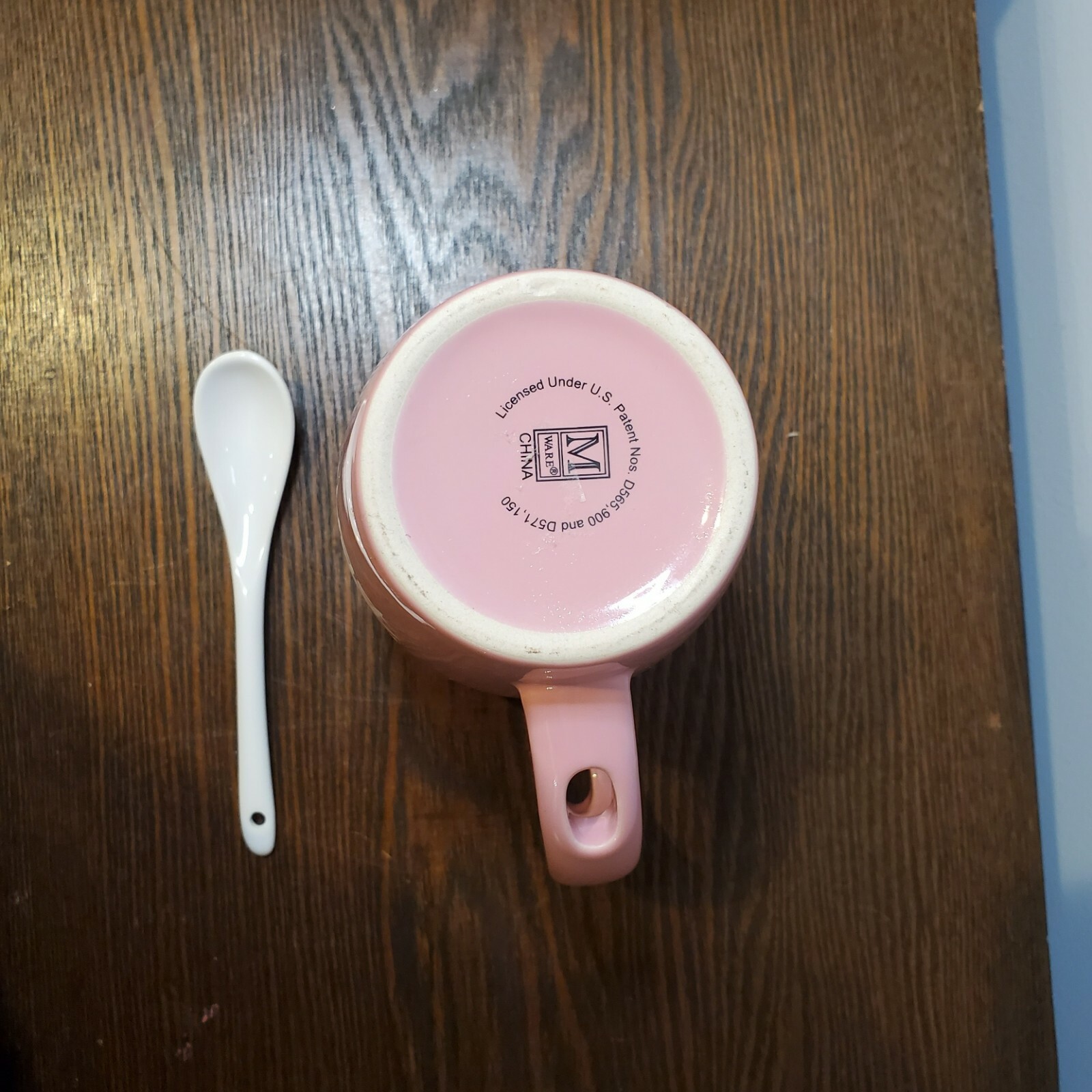 Pink Panama City Mug Souvenir Coffee Tea Cup Ceramic Spoon in Handle M Ware 