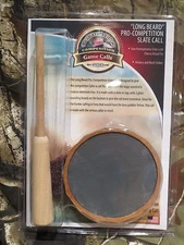 Turkey Slate Call "Long Beard" (Cherry Pot  1 Sided) w/ Striker  FREE SHIPPING