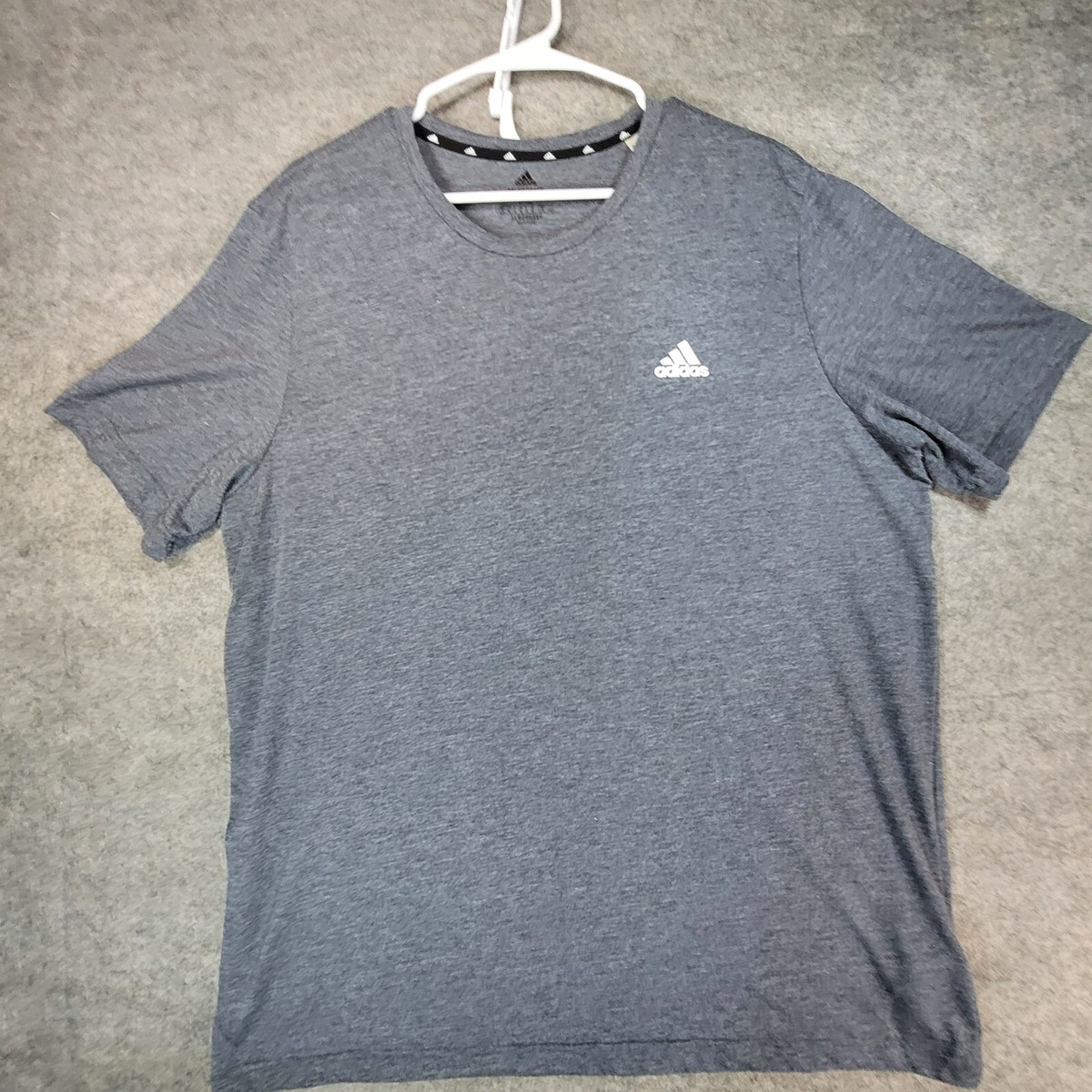 grey adidas shirt mens