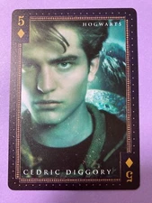 Cedric Diggory Playing Card #5 of Diamonds  Tully's Coffee Promo Japanese F/S