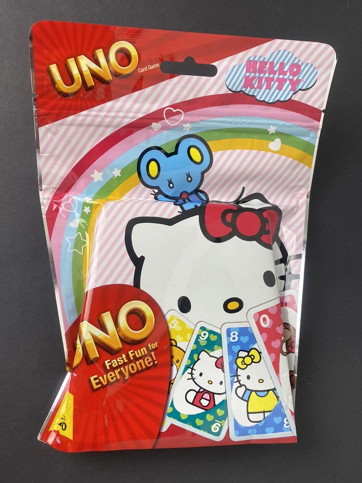 NEW Unopened 2012 HELLO KITTY UNO Card Game Mattel Cardinal Factory Sealed - Image 4 of 4